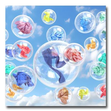 Papillon Wasmachine Beschermer - Antislip mat - 60x60 cm - Bubbels - Afbeelding 3