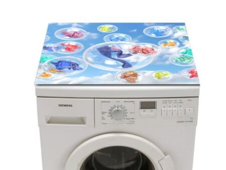 Papillon Wasmachine Beschermer - Antislip mat - 60x60 cm - Bubbels - Afbeelding 2