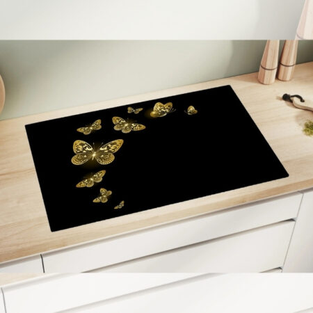 Papillon Inductie beschermer - Gouden Vlinders - Afbeelding 2