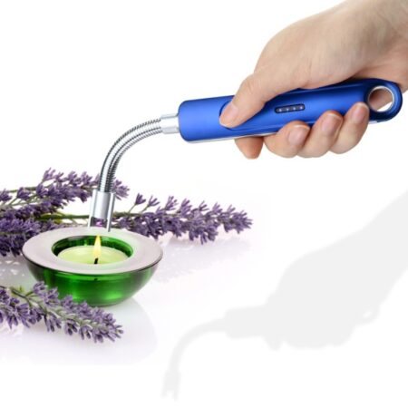 Papillon - Lange Elektrische Aansteker - USB Oplaadbaar - Blauw - Afbeelding 2