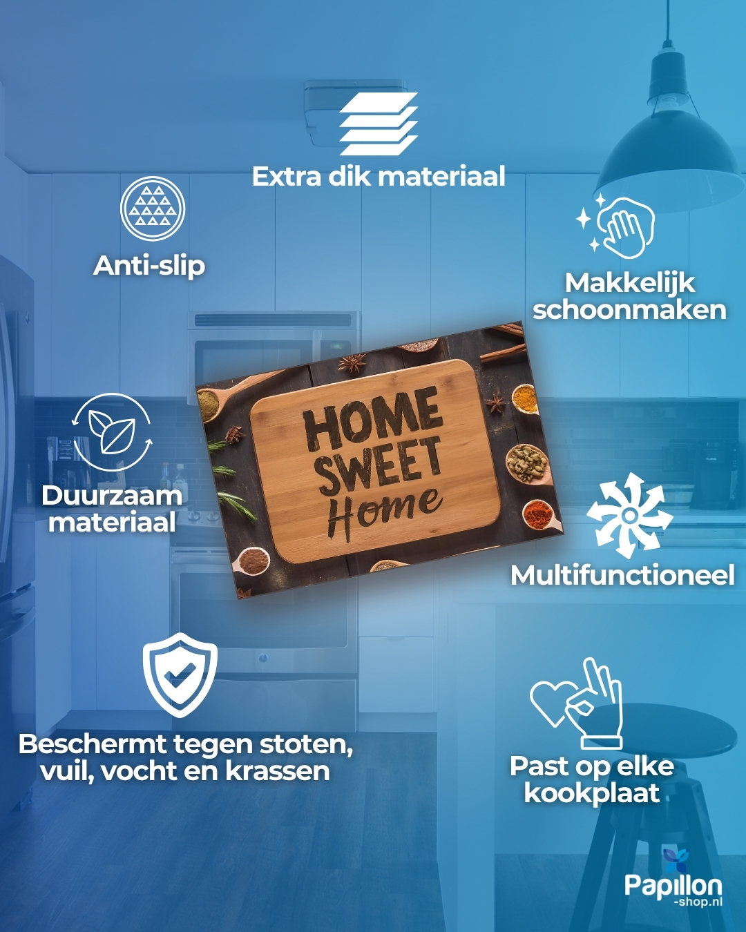 Papillon Inductie beschermer - Home Sweet Home Kruiden - Afbeelding 4