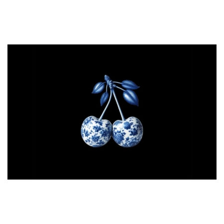 Papillon Inductie beschermer -  Kersen Delfts Blauw - Afbeelding 3