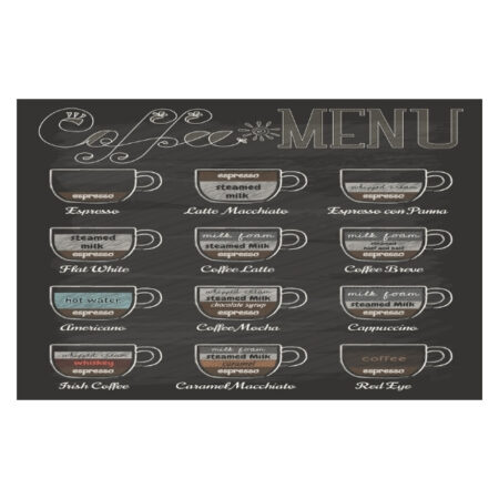 Papillon Inductie Beschermer - Coffee Menu - Afbeelding 3