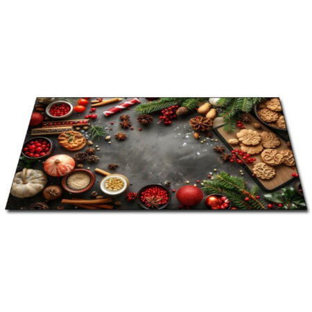 Papillon Inductie beschermer -  Kerst Tafereel