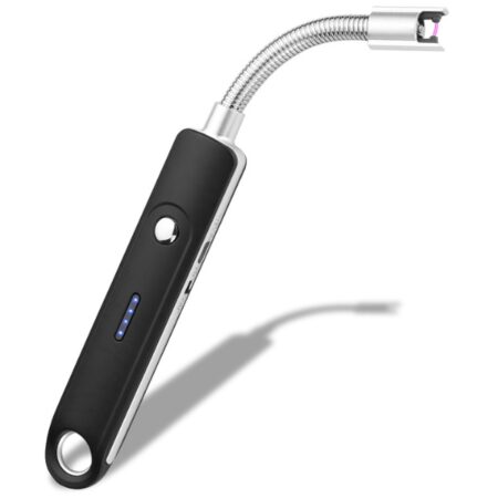 Papillon - Lange Elektrische Aansteker - USB Oplaadbaar - Zwart