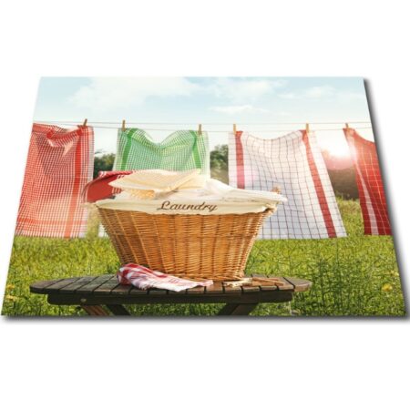 Papillon Wasmachine mat - Wasmand & Theedoek