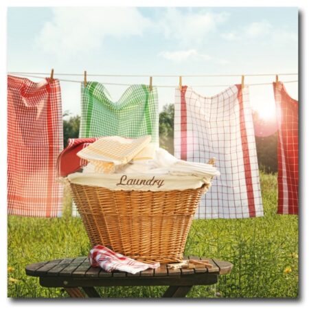 Papillon Wasmachine mat - Wasmand & Theedoek - Afbeelding 3