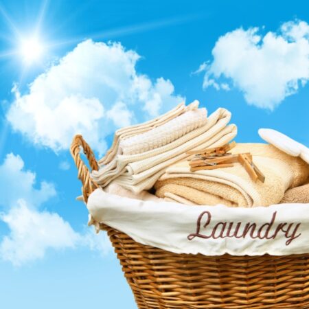 Papillon Wasmachine mat - Wasmand & Wolken - Afbeelding 3