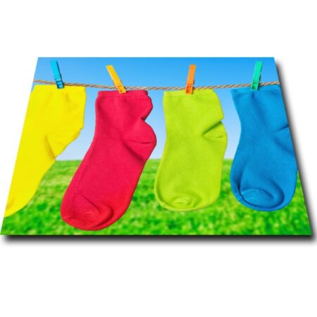 Papillon Wasmachine mat - Sokken
