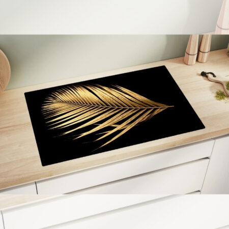 Papillon Inductie beschermer - Palmboomblad Goud - Afbeelding 2