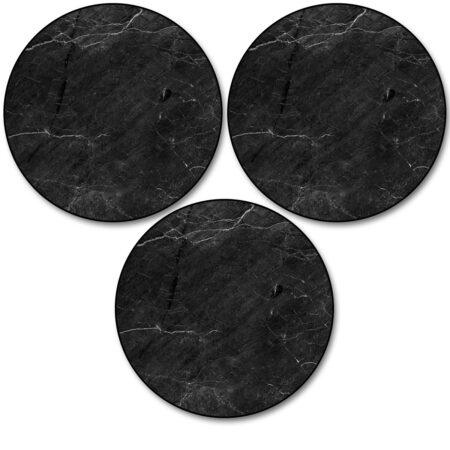 Papillon Pannenonderzetter - 3 stuks - Ø22cm - Marmer