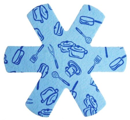 Papillon Panbeschermers - 3 stuks - Pots&Pans blauw