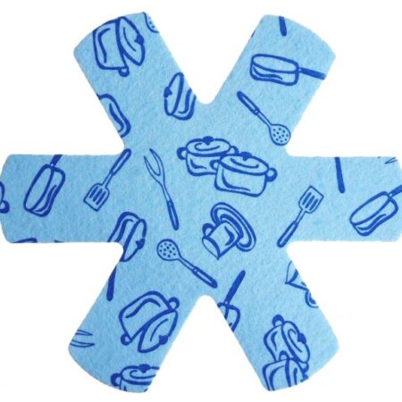 Papillon Panbeschermers - 3 stuks - Pots&Pans blauw