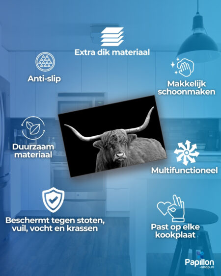 Papillon Inductie Beschermer - Schotse Hooglander - Afbeelding 3